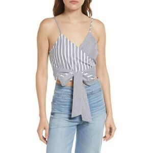 Treasure and Bond Tie Wrap Crop Top NWOT